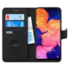 Microsonic Samsung Galaxy A10 Kılıf Fabric Book Wallet Siyah