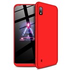 Microsonic Samsung Galaxy A10 Kılıf Double Dip 360 Protective Kırmızı