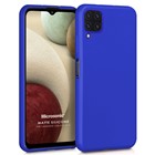 Microsonic Matte Silicone Samsung Galaxy A12 Kılıf Mavi