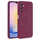 Microsonic Samsung Galaxy A25 Kılıf Zeno MagSafe Mürdüm