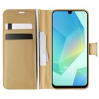 Microsonic Samsung Galaxy A16 Kılıf Delux Leather Wallet Gold