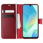 Microsonic Samsung Galaxy A16 Kılıf Delux Leather Wallet Kırmızı