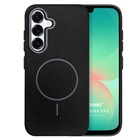 Microsonic Samsung Galaxy A16 Kılıf MagLeather Pro Siyah
