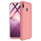 Microsonic Samsung Galaxy A20 Kılıf Double Dip 360 Protective Rose Gold