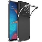 Microsonic Samsung Galaxy A20s Kılıf Skyfall Transparent Clear Gümüş