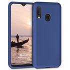 Microsonic Matte Silicone Samsung Galaxy A20e Kılıf Lacivert