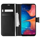 Microsonic Samsung Galaxy A20s Kılıf Delux Leather Wallet Siyah