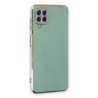 Microsonic Samsung Galaxy M22 Kılıf Olive Plated Yeşil