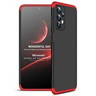 Microsonic Samsung Galaxy A23 Kılıf Double Dip 360 Protective Siyah Kırmızı