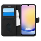 Microsonic Samsung Galaxy A25 Kılıf Fabric Book Wallet Siyah