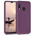 Microsonic Matte Silicone Samsung Galaxy A30 Kılıf Mor