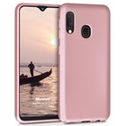 Microsonic Matte Silicone Samsung Galaxy A30 Kılıf Rose Gold