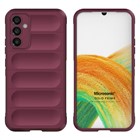 Microsonic Samsung Galaxy M34 5G Kılıf Oslo Prime Bordo