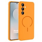 Microsonic Samsung Galaxy A56 Kılıf Zeno MagSafe Turuncu