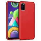 Microsonic Matte Silicone Samsung Galaxy A41 Kılıf Kırmızı