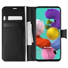 Microsonic Samsung Galaxy A51 Kılıf Delux Leather Wallet Siyah