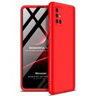 Microsonic Samsung Galaxy A51 Kılıf Double Dip 360 Protective Kırmızı