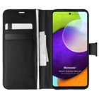 Microsonic Samsung Galaxy A52s Kılıf Delux Leather Wallet Siyah