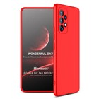 Microsonic Samsung Galaxy A53 5G Kılıf Double Dip 360 Protective Kırmızı
