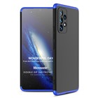 Microsonic Samsung Galaxy A53 5G Kılıf Double Dip 360 Protective Siyah Mavi