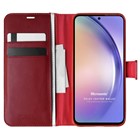 Microsonic Samsung Galaxy A54 Kılıf Delux Leather Wallet Kırmızı