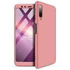 Microsonic Samsung Galaxy A7 2018 Kılıf Double Dip 360 Protective Rose Gold