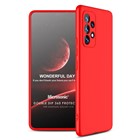 Microsonic Samsung Galaxy A73 5G Kılıf Double Dip 360 Protective Kırmızı