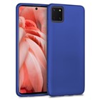 Microsonic Matte Silicone Samsung Galaxy A81 Note 10 Lite Kılıf Lacivert