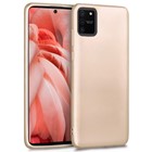 Microsonic Matte Silicone Samsung Galaxy A91 S10 Lite Kılıf Gold