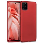 Microsonic Matte Silicone Samsung Galaxy A91 S10 Lite Kılıf Kırmızı