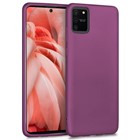 Microsonic Matte Silicone Samsung Galaxy A91 S10 Lite Kılıf Mor