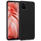 Microsonic Matte Silicone Samsung Galaxy A91 S10 Lite Kılıf Siyah