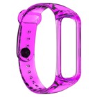 Microsonic Samsung Galaxy Fit 2 R220 Kordon Transparent Clear Band Pembe