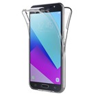 Microsonic Samsung Galaxy J2 Prime Kılıf 6 tarafı tam full koruma 360 Clear Soft Şeffaf