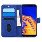 Microsonic Samsung Galaxy J4 Core Kılıf Fabric Book Wallet Lacivert