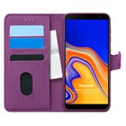 Microsonic Samsung Galaxy J4 Core Kılıf Fabric Book Wallet Mor