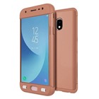 Microsonic Samsung Galaxy J5 Pro Kılıf Double Dip 360 Protective Rose Gold