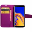 Microsonic Cüzdanlı Deri Samsung Galaxy J6 Plus Kılıf Mor