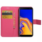 Microsonic Cüzdanlı Deri Samsung Galaxy J6 Plus Kılıf Pembe