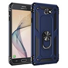 Microsonic Samsung Galaxy J7 Prime 2 Kılıf Military Ring Holder Lacivert