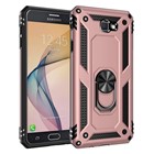 Microsonic Samsung Galaxy J7 Prime 2 Kılıf Military Ring Holder Rose Gold