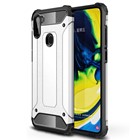 Microsonic Samsung Galaxy M11 Kılıf Rugged Armor Gümüş