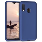 Microsonic Matte Silicone Samsung Galaxy M20 Kılıf Lacivert