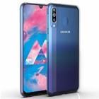 Microsonic Samsung Galaxy M30 Kılıf Transparent Soft Beyaz