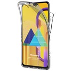 Microsonic Samsung Galaxy M30s Kılıf 6 tarafı tam full koruma 360 Clear Soft Şeffaf