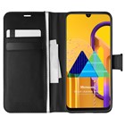 Microsonic Samsung Galaxy M30s Kılıf Delux Leather Wallet Siyah