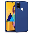 Microsonic Matte Silicone Samsung Galaxy M30s Kılıf Lacivert