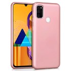 Microsonic Matte Silicone Samsung Galaxy M30s Kılıf Rose Gold