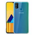 Microsonic Samsung Galaxy M30s Kılıf Transparent Soft Beyaz