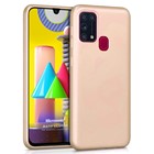 Microsonic Matte Silicone Samsung Galaxy M31 Kılıf Gold